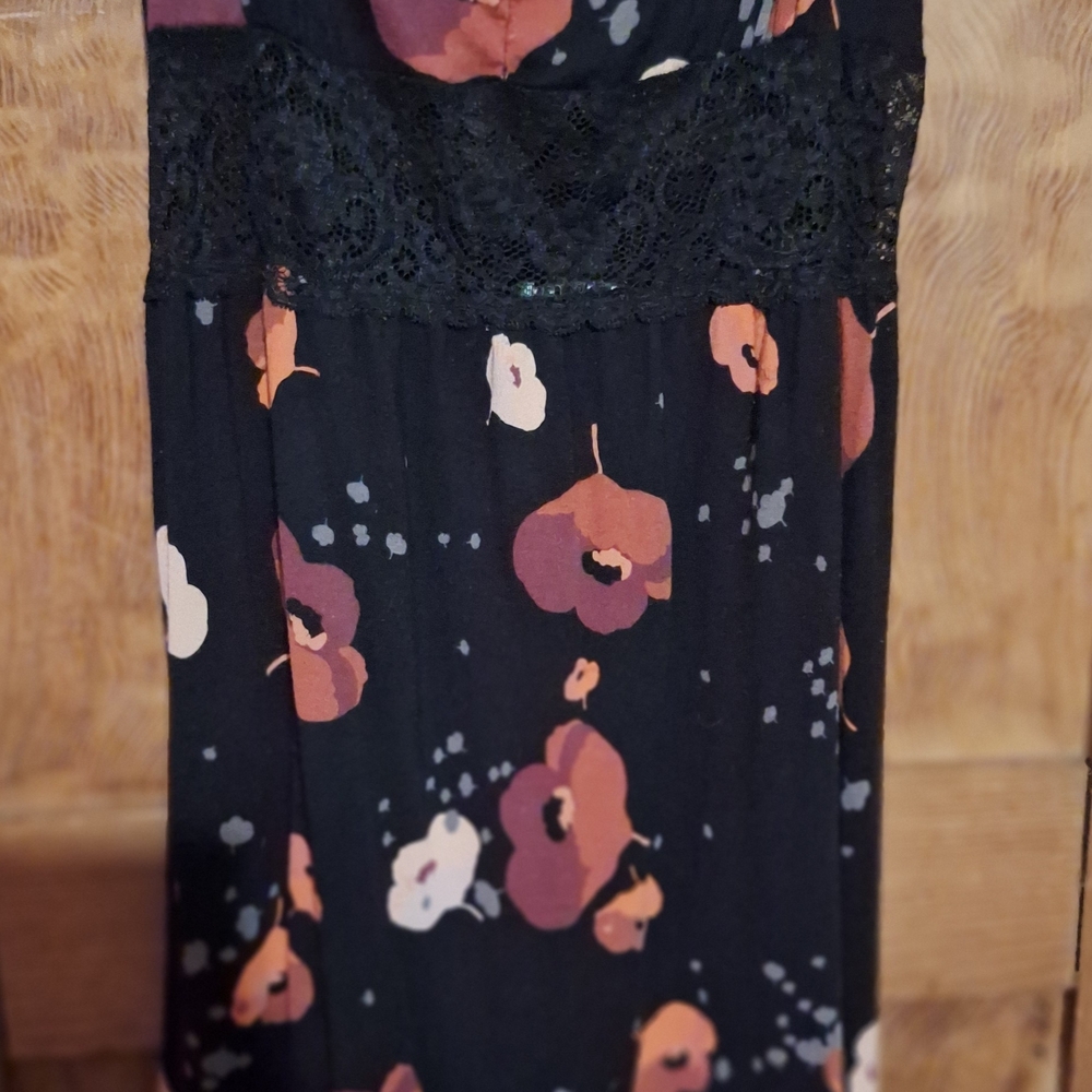 Gilligan & O'Malley Black Floral Sleepwear